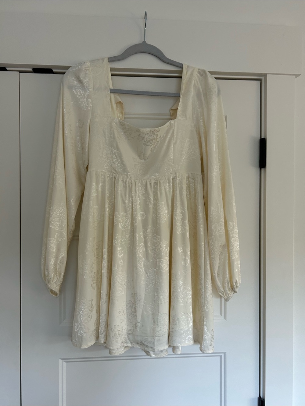 Altar'd State Cream Square-Neck Dress